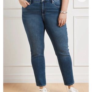 Talbots Blue Slim Ankle Jeans Classic Denim Style
